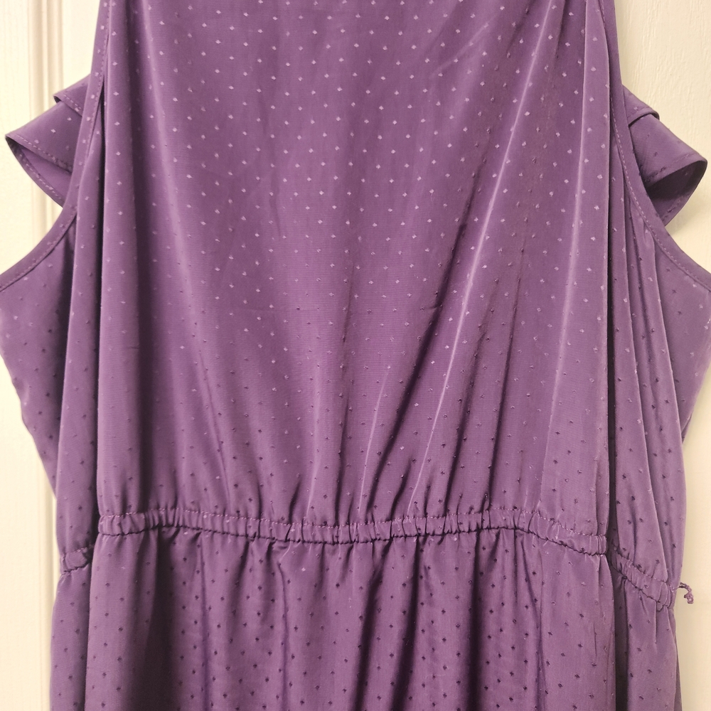 ELLE Purple Ruffle Dress - Picture 4 of 6